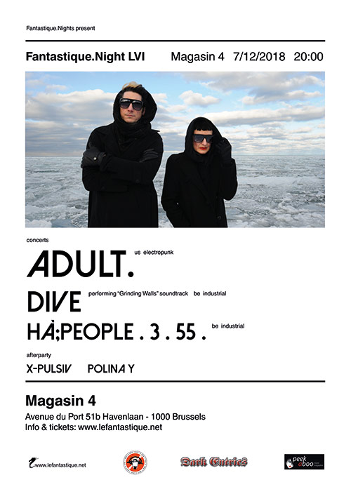 Fantastique Night LVI - ADULT., DIVE, Hà;PEOPLE . 3 . 55 . + afterparty - Friday 07/12/2018, MAGASIN4 Fantastique Night LVI - ADULT., DIVE, Hà;PEOPLE . 3 . 55 . + afterparty - Friday 07/12/2018, MAGASIN4
