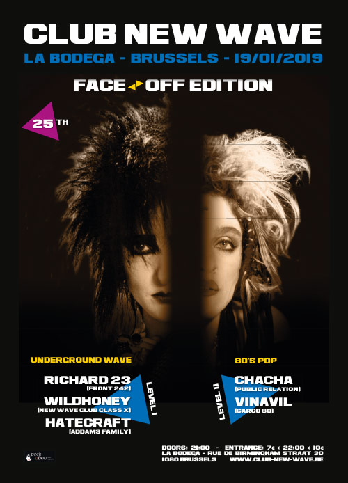 Club New Wave Club New Wave Party 25 Faceoff Edition Samedi 19