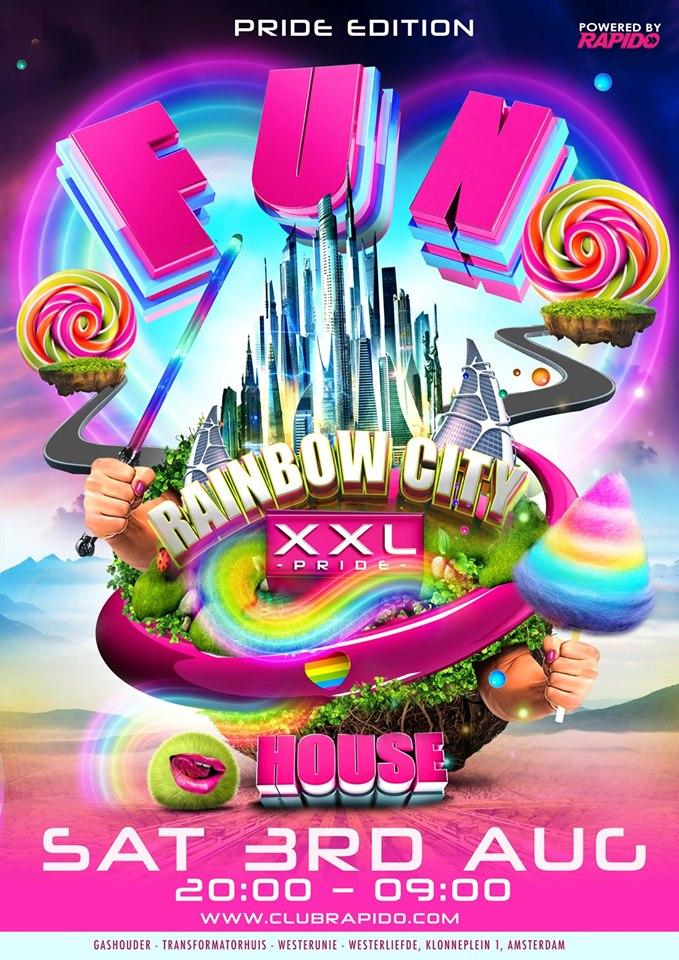 Rapido Events Amsterdam FunHouse XXL the Pride edition 2019